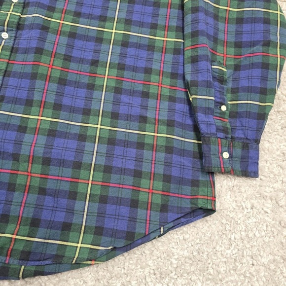 Ralph Lauren Shirt Mens 2XLT Plaid Button Down Long‎ Sleeve Red Pony Office - Picture 3 of 10
